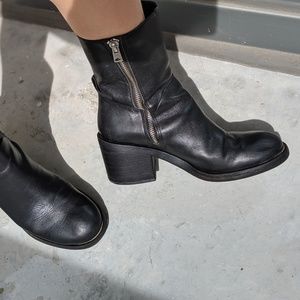AllSaints Classic Black Boots